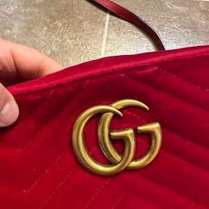 Gucci velvet crossbody
